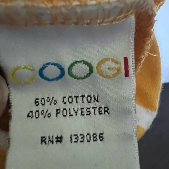 Coogi Australia Yellow White Striped Drop Waist Polo Dress Size Large - Picture 11 of 12